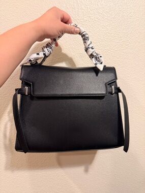 Aldo Black Structured Top-Handle Women's Bag